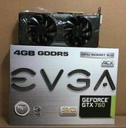 Продам видеокарту Evga Geforce GTX 760 4Gb GDDR5 256bit