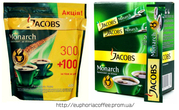 Кофе Jacobs (Якобс) Monarch,  Nescafe (Нескафе) Gold,  Carte Noire (Карт