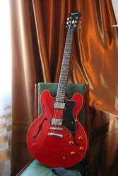 EPIPHONE DOT CHERRY CHROME Копия Gibson ES-335