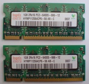 Продаю SO DIMM Hynix 2Rx16 PC2-6400S-666-12 (1Gbx2)